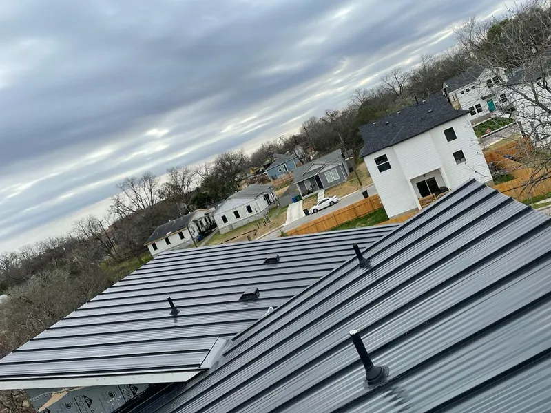 Standing seam metal roof panels with vents for Skylight Repair in Wailea